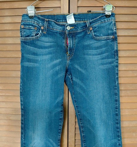 Salopette uomo Lucky Brand vestibilità classica blu jeans spandex 29 x 31 - Foto 2 di 14