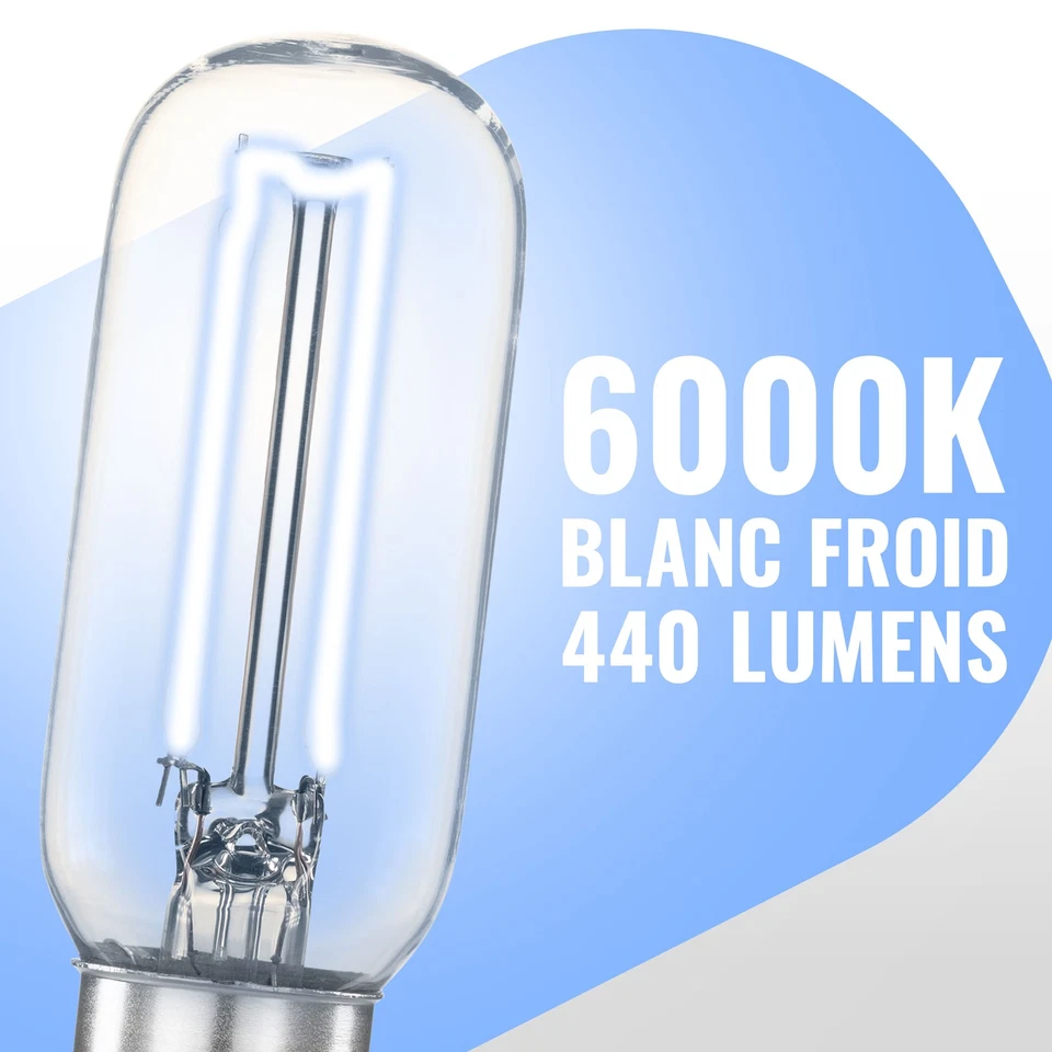 Poppstar Ampoules LED pour Hotte Aspirante (E14 4W 6000K blanc froid, 2 pièces) - Photo 4/4