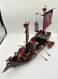 LEGO Castle Fantasy Era Troll Warship 7048 In 2008 Used W/Manual & Box As Is