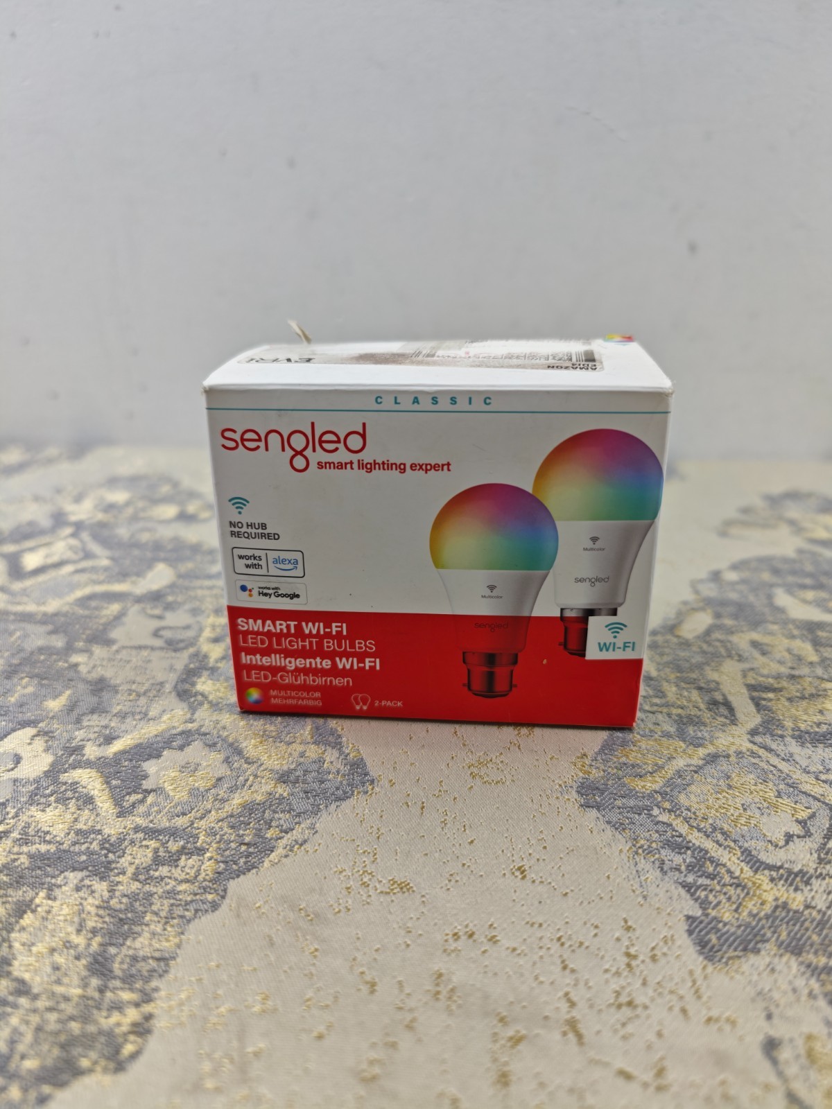 Sengled Smart Bulb B22 Multicolor RGBW, Alexa Light Bulb Bayonet, WiFi Bulb That