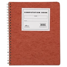 Computation Book 4x4 Quad Ruled 76 Sheets 11.75" x 9.25" Notebook