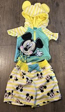 Disney Baby Mickey Mouse 2 pc Swim Suit Infant Size 3-6 Months
