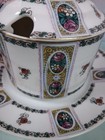 Set of 2 Vintage Czechoslovakia Lidded Floral Pattern Sugar Bowl and Underplate — photo 4