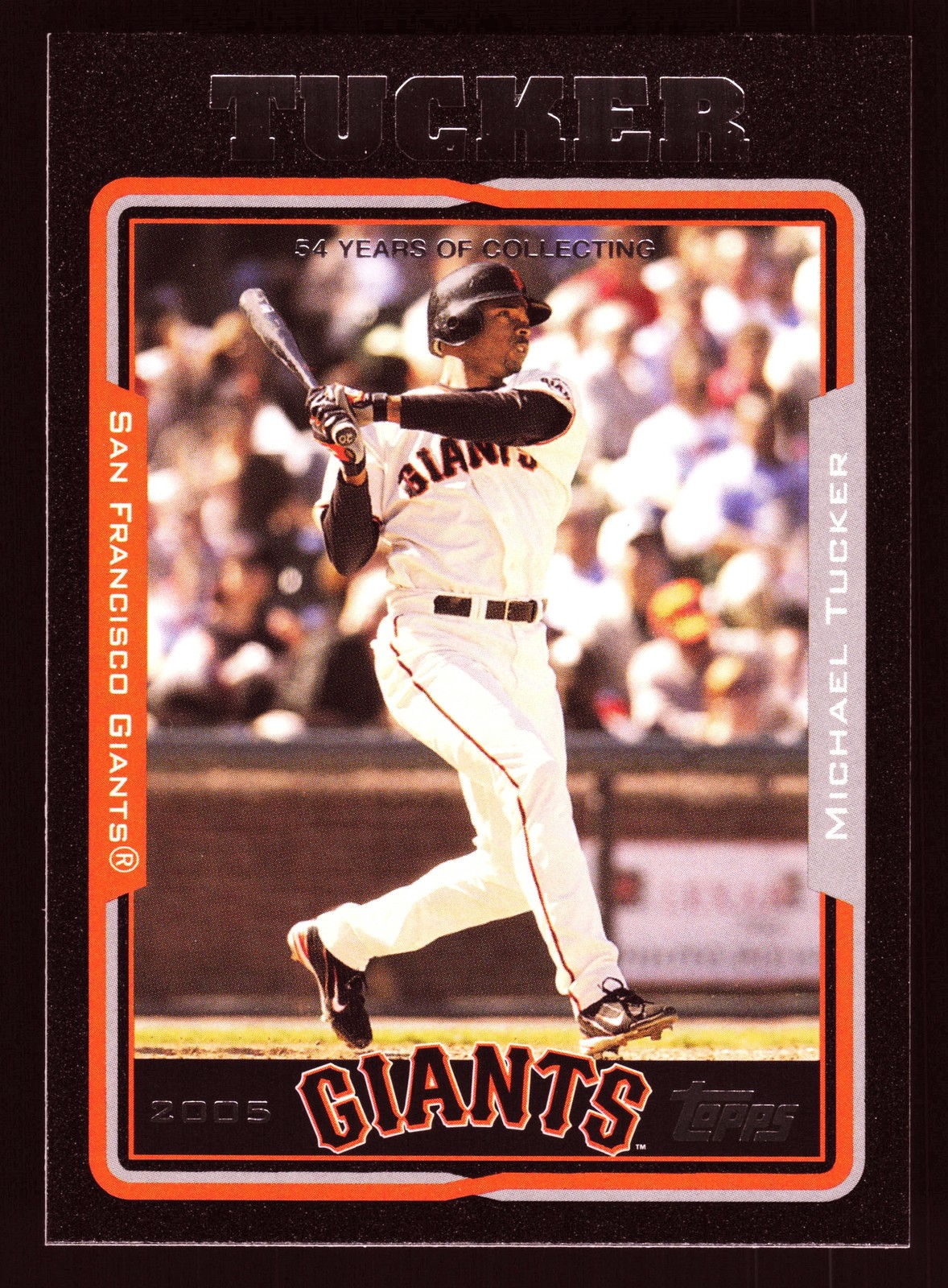 Michael Tucker San Francisco Giants 2005 Topps Black #14 SN /54