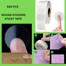 High Quality Clear Glossy Round Stickers Sticky Tape Discs Labels Seals Sealing