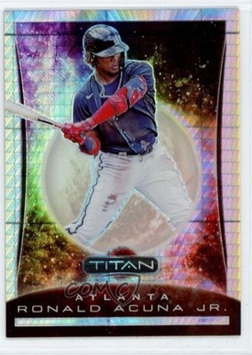 2020 Panini Chronicles Titan Hyper /299 Ronald Acuna Jr #18 rf2