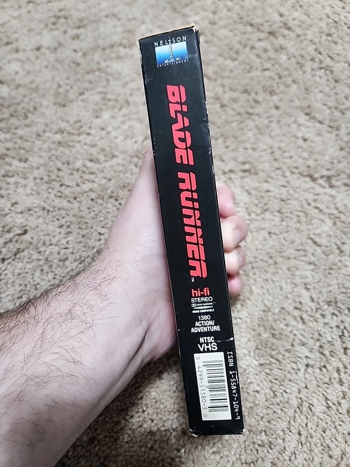 Blade Runner VHS Tape 1987 Nelson Release Sci Fi Classic Harrison Ford - Works - Image 2 of 4