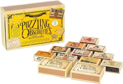 The Obscurities Box of Brain Teasers | 10 Matchbox Puzzles & 50 Challenges, New