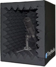 TroyStudio Portable Vocal Booth, Large Foldable Microphone large, Size 