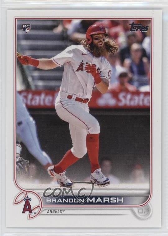 2022 Topps Series 1 Advanced Stats Back 264/300 Brandon Marsh #243 19un