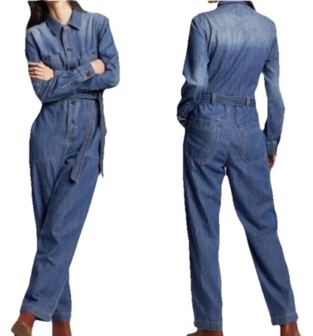 Pendleton Women’s Utility Denim Jumpsuit Coveralls Western Coveralls Size 18 NWT