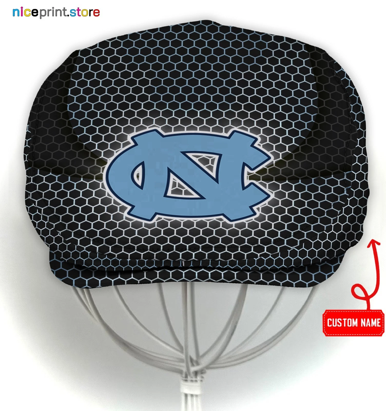 North Carolina Team Tar Heels Jeff Cap NCAA Driver Cap Golf Cap NCAA Flat Cap
