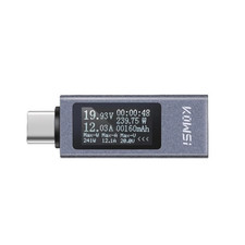 USB C Power Meter Tester LCD Voltage Current Amp Charger Tester KWS-2303C