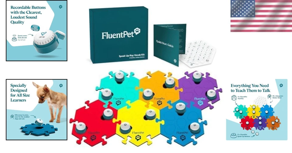 Speak Up! Pet Communication Button Kit - Image 2 of 4