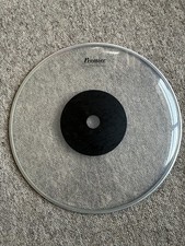 Vintage Premier 14” Clear Black Dot “Donut” Head For Tom Or Snare.