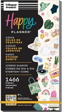 Happy Planner Everyday Icons Sticker Pack – 1,466 Trilingual Stickers