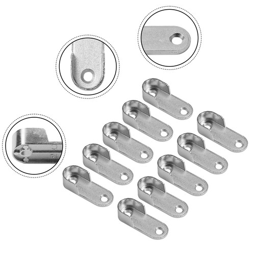 High Quality Closet Brackets Hanger Silver Zinc Alloy Accessories Home - Picture 8 of 12
