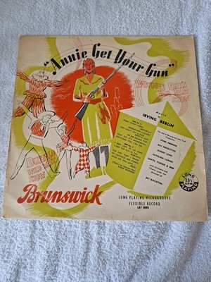Annie Get Your Gun US Cast Ethel Merman, Ray Middleton Vinyl LP TESTED EX