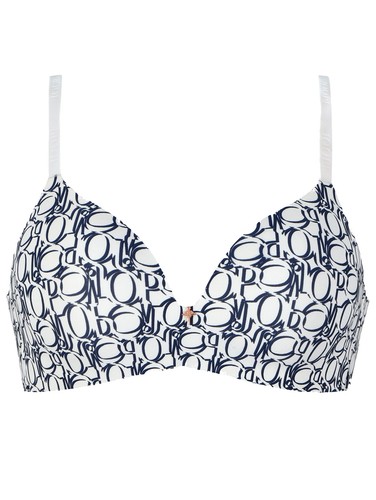 JOOP! BH aus der Serie Strong Sensation ecru-blau Gr 80 Cup B NEU