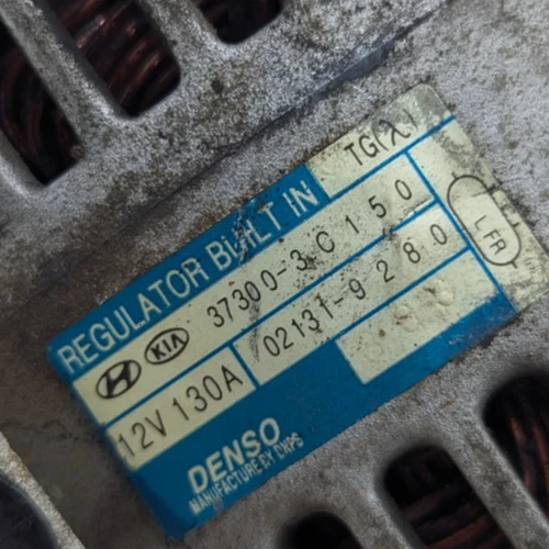 Alternador Hyundai Azera 2007 2008 2009 2010 3,8 litros 130 amperios fabricante original reman por ace Foto 2 de 4