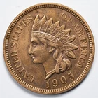 1905 Indian Head Cent Extremely Fine (XF) Cleaned