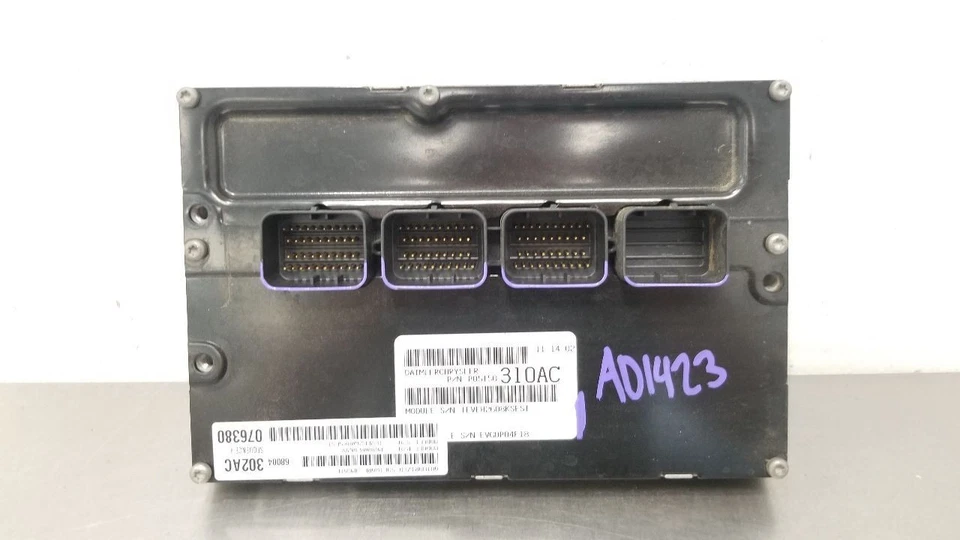 09 DODGE CHALLENGER SRT8 6.1L ENGINE CONTROL MODULE ECM 5150310AC - Image 2 of 4