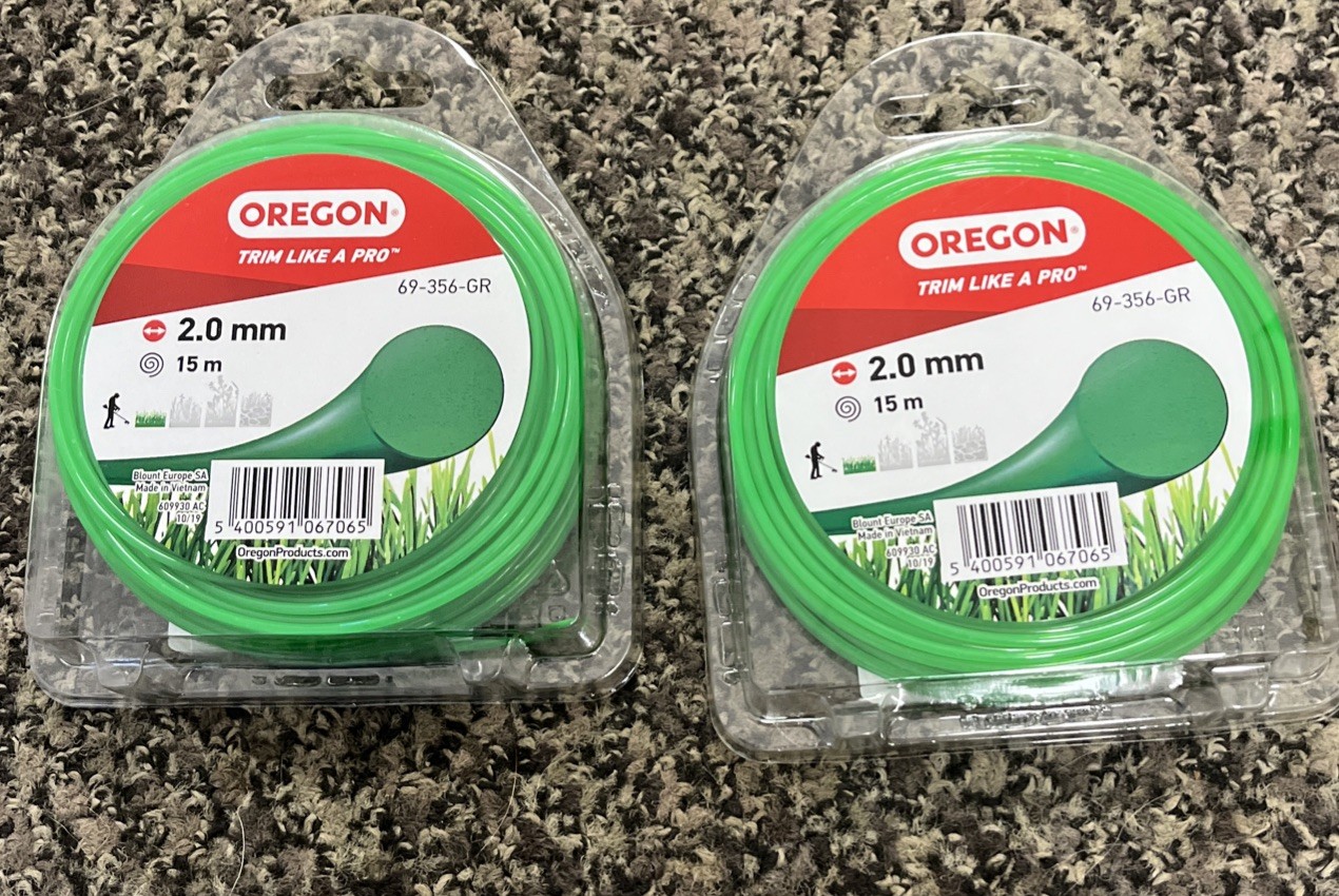 Oregon Round 2mm Strimmer Line Heavy Duty, 2.0mm x 15m | Trimmer Line Tackles Grass, Weeds, Lawn Edges & Flower Beds, Professional Nylon Strimmer Wire, Fits Most Standard Models - Image 2