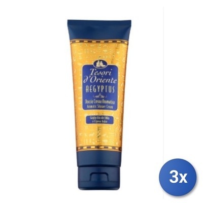 3X Tesori D'Oriente Aegyptus Shower Gel 250 Ml