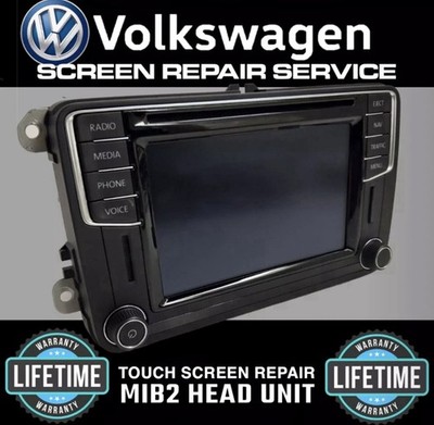 VW Scirocco 2015 to 2018 Media Unit Headunit Touch Screen Display Repair Service