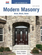 Modern Masonry: Brick, Block, Stone (Ninth Edition, Revised, Lab Workb Paperback