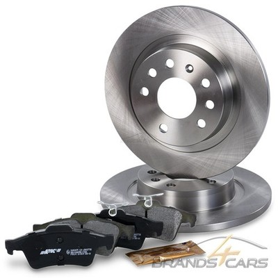 ATEC BREMSSCHEIBEN VOLL Ø278 + BREMSBELÄGE HINTEN FÜR OPEL SIGNUM 1.8-3.0 03-08