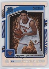 2024 Donruss Rated Rookie Press Proof Silver Die-Cut /75 Kevin McCullar Jr 0q0