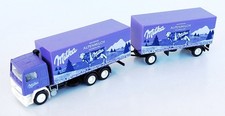 ALBEDO 1:87 #300124 Volvo F12 truck+trailer "MILKA Alpenmilch"