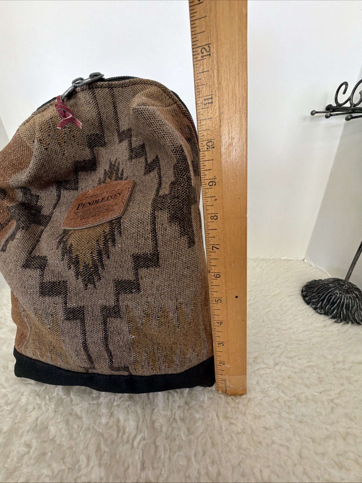 NWT Pendleton Full Size backpack, Wool $128 - image 14
