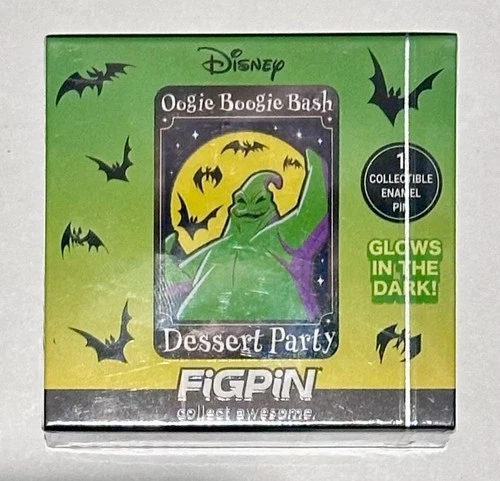 Disneyland 2026 Oogie Boogie Bash Dessert Party Figpin Sealed Blind Box DCA Pin