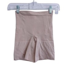 Spanx OnCore High-Waisted Mid-Thigh Short Champagne Beige Size XS