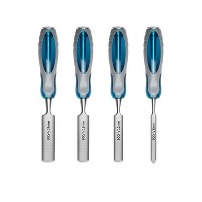 4-Piece Wood Chisel Set 6 12 18 24mm Chisel For Precision Carving DIY Projects