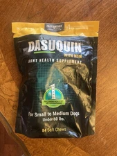 Nutramax Dasuquin Joint Health Supplement for Small Medium Dog 84 count EXP 2027