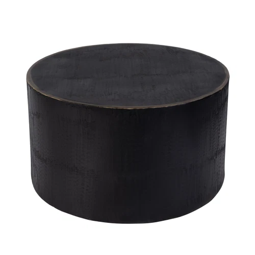 Butler Specialty Company Tundra 31.5"W Round Steel Coffee Table in Bronze - Picture 2 of 4