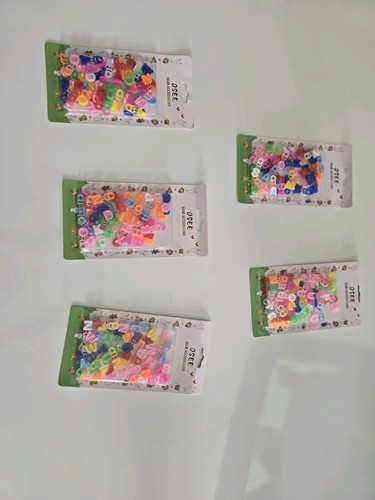 Toddler Hair Barrettes Plastic ABCs 43 pieces - Picture 2 of 2