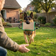 Biss kissen, Biss kissen mit Griffen, Jute Hunde training Biss kissen Gr&uuml;n