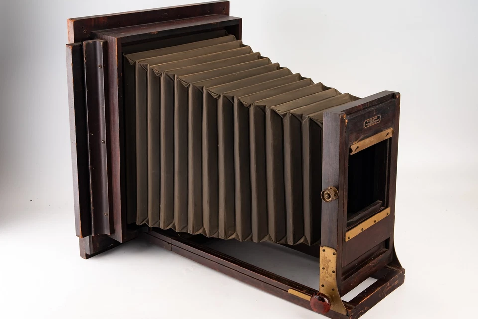 Ampliación de cámara Folmer Graflex R. B. 8x10 antiguo cuarto oscuro ampliador de fotos V25 Foto 2 de 4