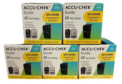 300 Accu-Chek Guide Test Strips~Fresh Dates~Exp~9/27~$79.88~FR SHIP