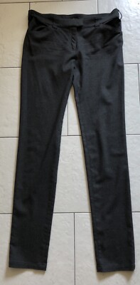 Vintage Balenciaga Skinny Dress Pants FR 38 Dark Gray Office Suit 
