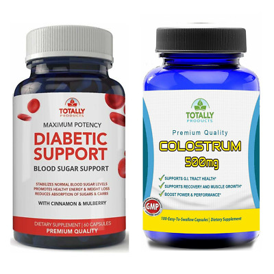 Glucose Balance Support Weight Management Colostrum Muscle Supplement  100 Caps