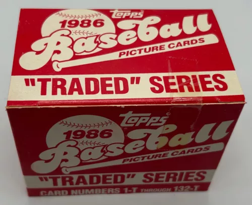 1986 TOPPS TRADED Baseball Factory UNOPENED Set out of case BONDS BO JACKSON RC