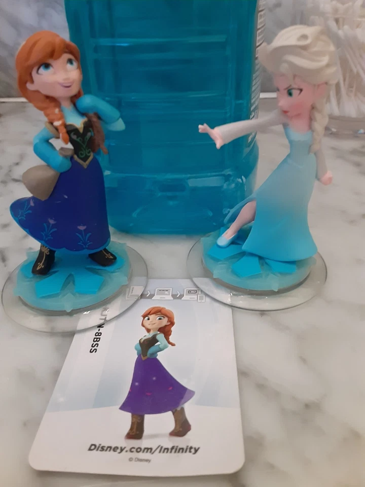 Disney Infinity Princesa Anna Frozen y Cartas y ELSA Wii Figura Interactiva Juego Foto 3 de 3