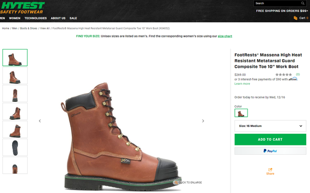 heat resistant metatarsal boots