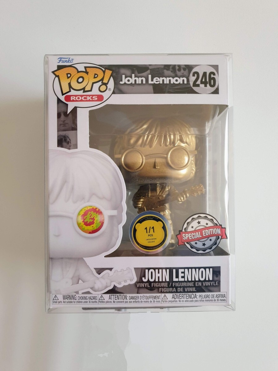 Exclusive 1-1 Gold Panda Club Custom Funko Pop Rocks John
