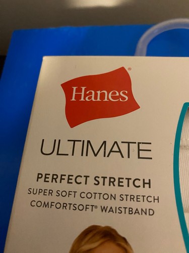 NEW WOMEN'S SIZE XL (8) HANES ULTIMATE COTTON STRETCH HIPSTER UNDERWEAR 3-PACK - Picture 3 of 10